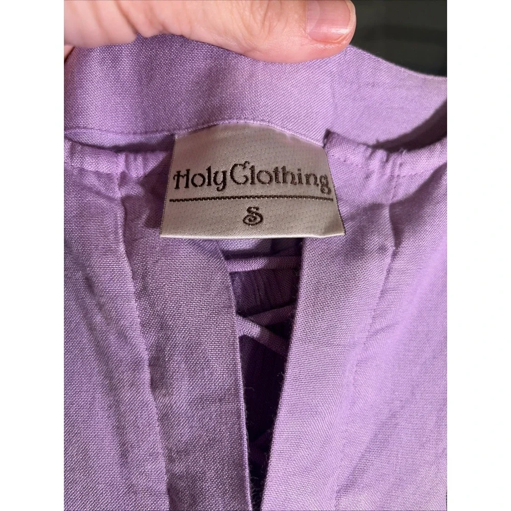 Renaissance Faire Dress Sz S Holy Clothing Lace Up Medieval Dress. Lavender.